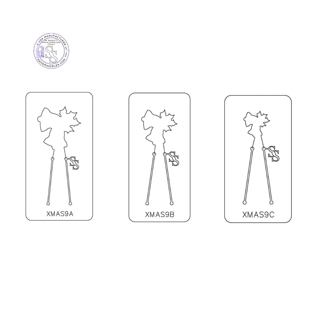 PANCAKE DIE XMAS9 BELLS/HOLLY